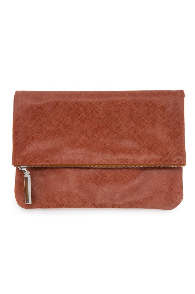 Anthropologie Margot New York Soft Brown Leather Crossbody Fold Over Purse  Bag - $34 - From Jims